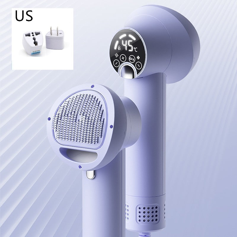 Smart Pet Hair Dryer - 2-in-1 Grooming Blow Dryer and Comb for Dogs and Cats