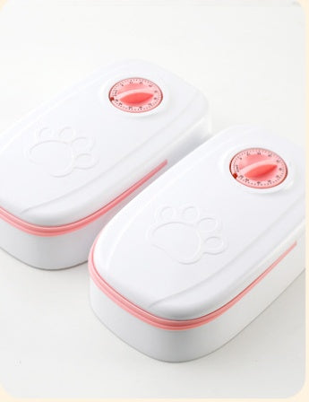 Automatic Pet Feeder - Smart Food Timer Dispenser for Cats and Dogs
