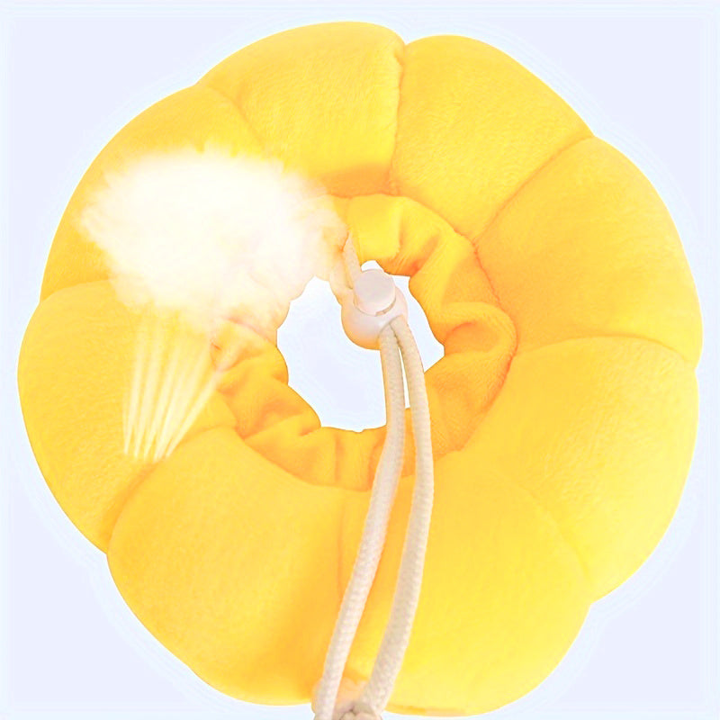 Sunflower Recovery Collar for Cats - Small, Comfortable, and Promotes Wound Healing